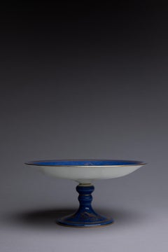 20th Century Wedgwood Powder Blue Dragon Compote