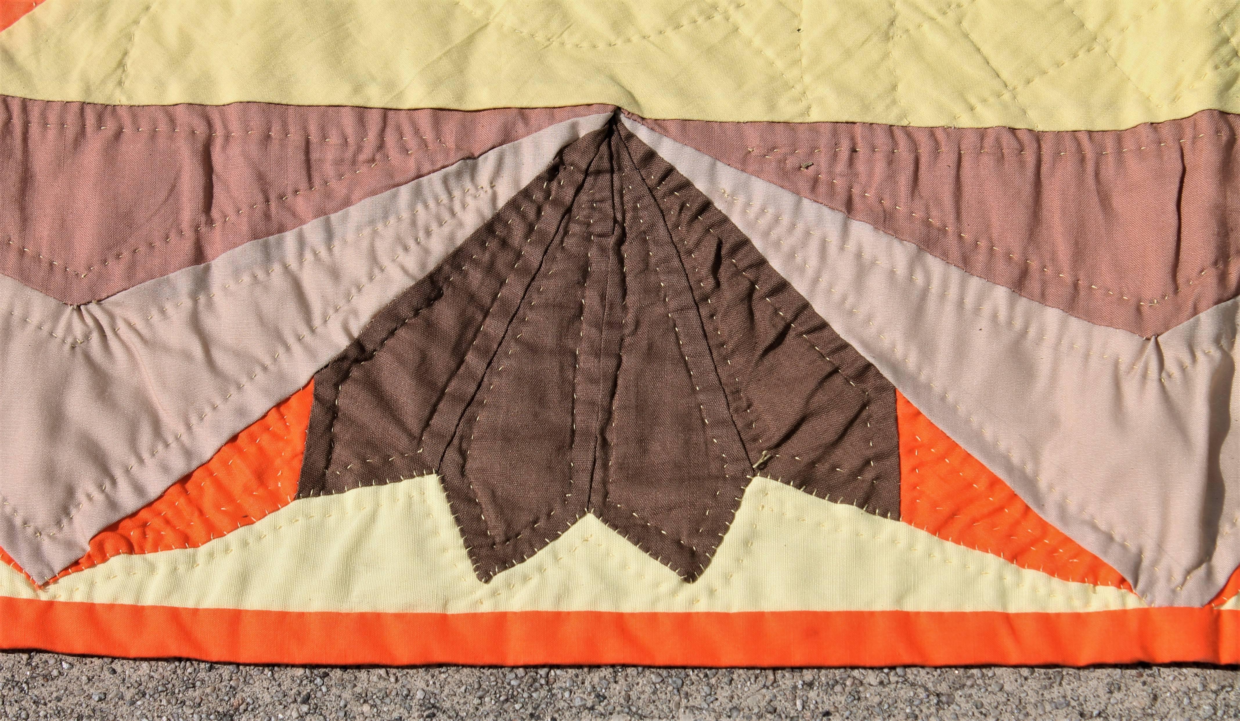 Other 20th Century Western Eight Point Star Quilt