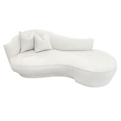 Divano a tre posti Weiman vintage bianco del XX secolo di Vladimir Kagan