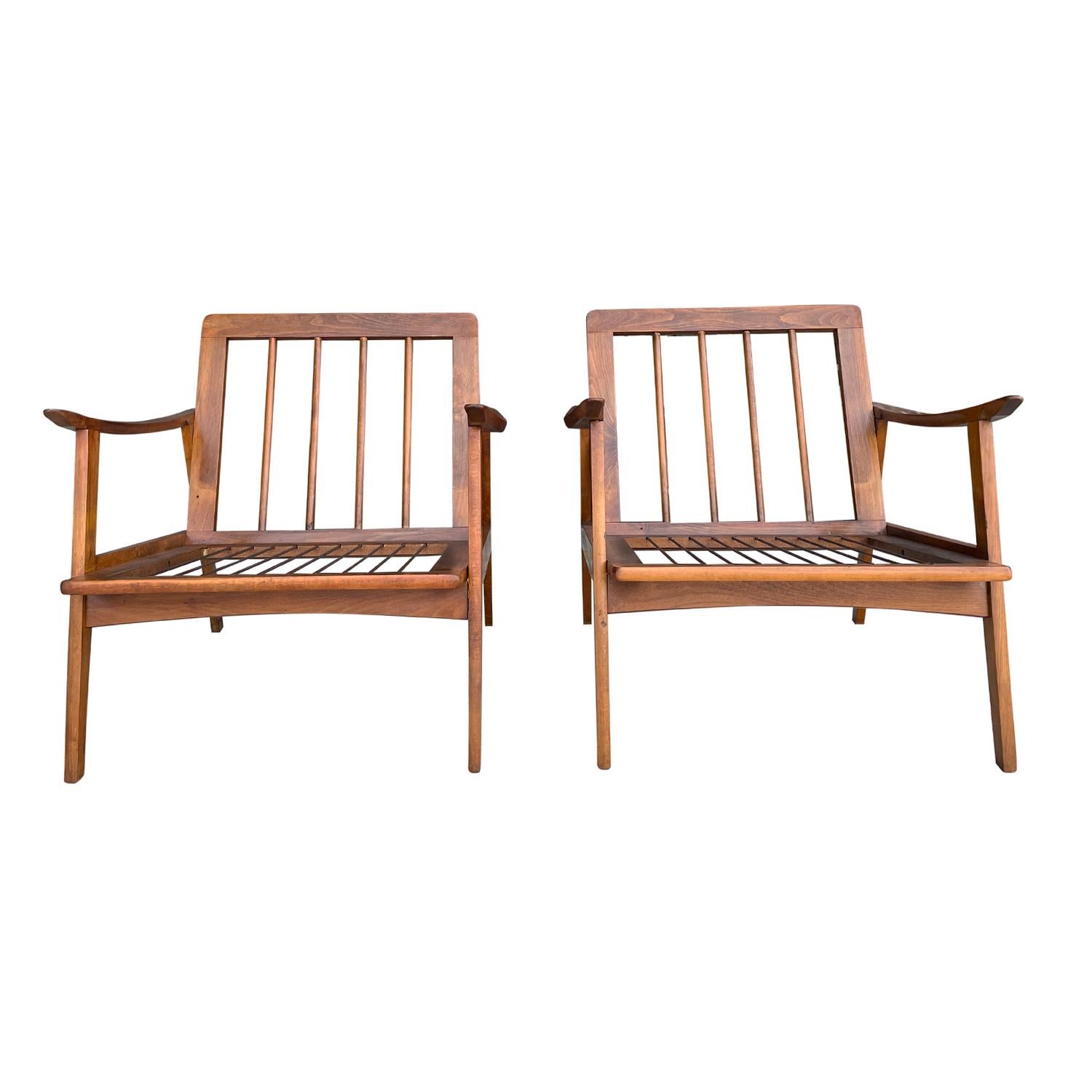 Coppia di sedie aperte in teak danese del XX secolo di Kai Kristiansen in vendita 6