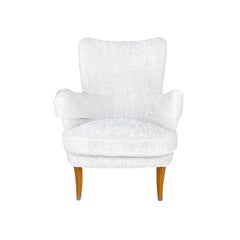20th Century Single Swedish Armchair - Vintage Side Chair by Carl Malmsten
