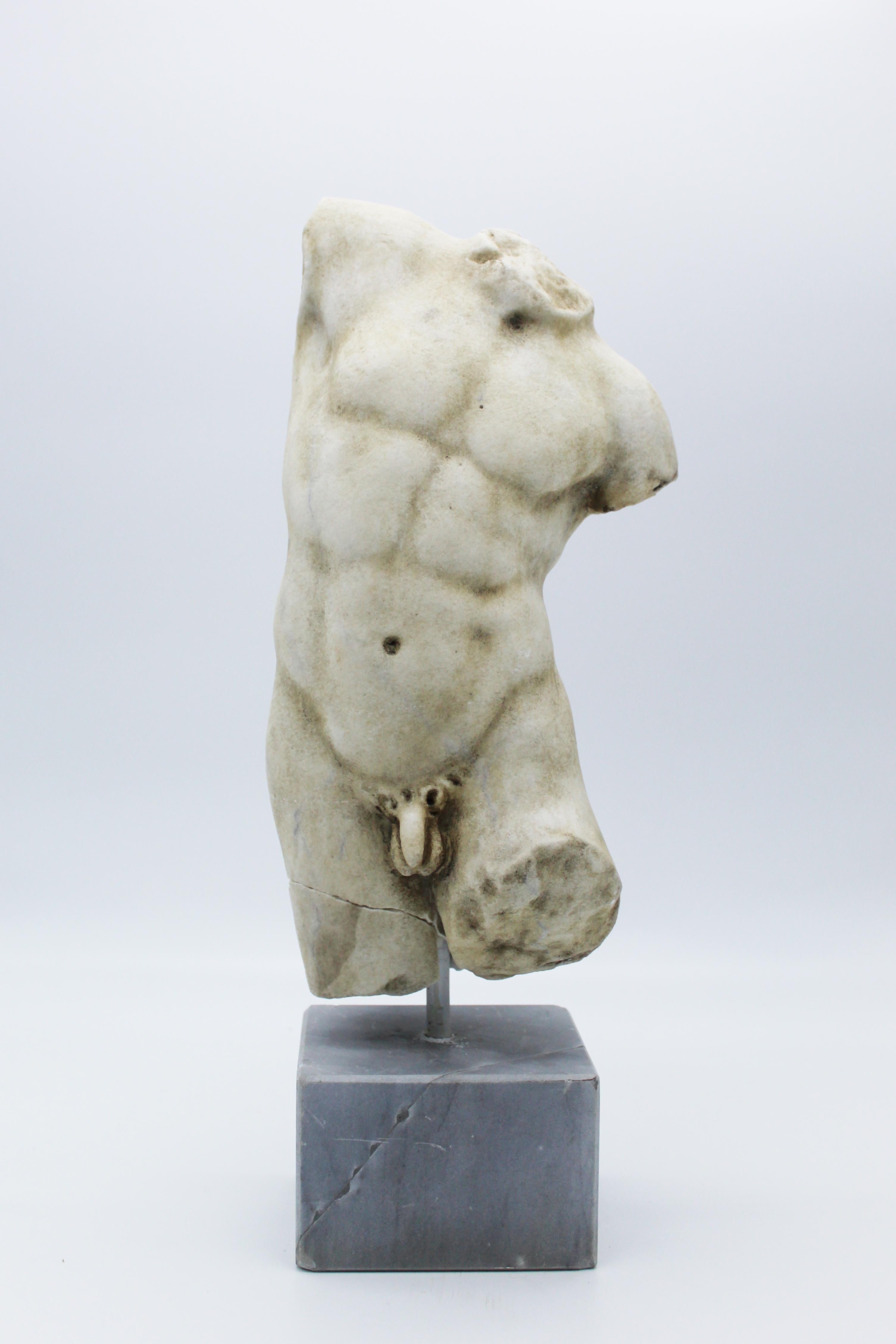 marble torso sculpture