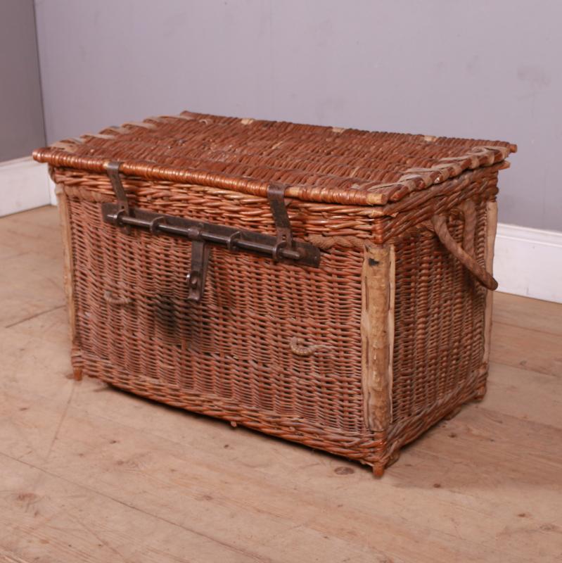English 20th Century Wicker Basket