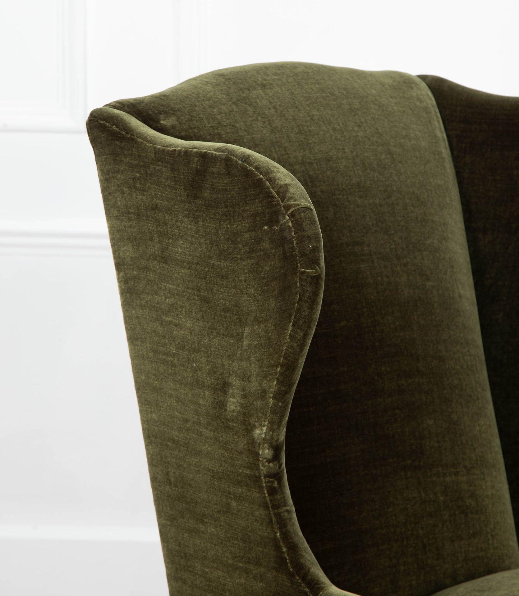 Sillón Wingback Siglo XX Tapicería en venta