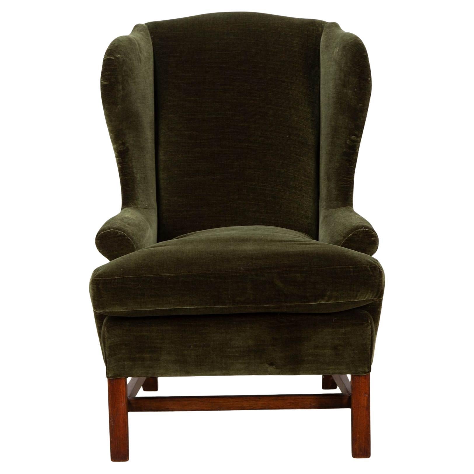 20th Century Wingback Armchair
