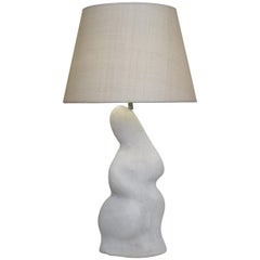 20th Century Withe Stone Table Lamp