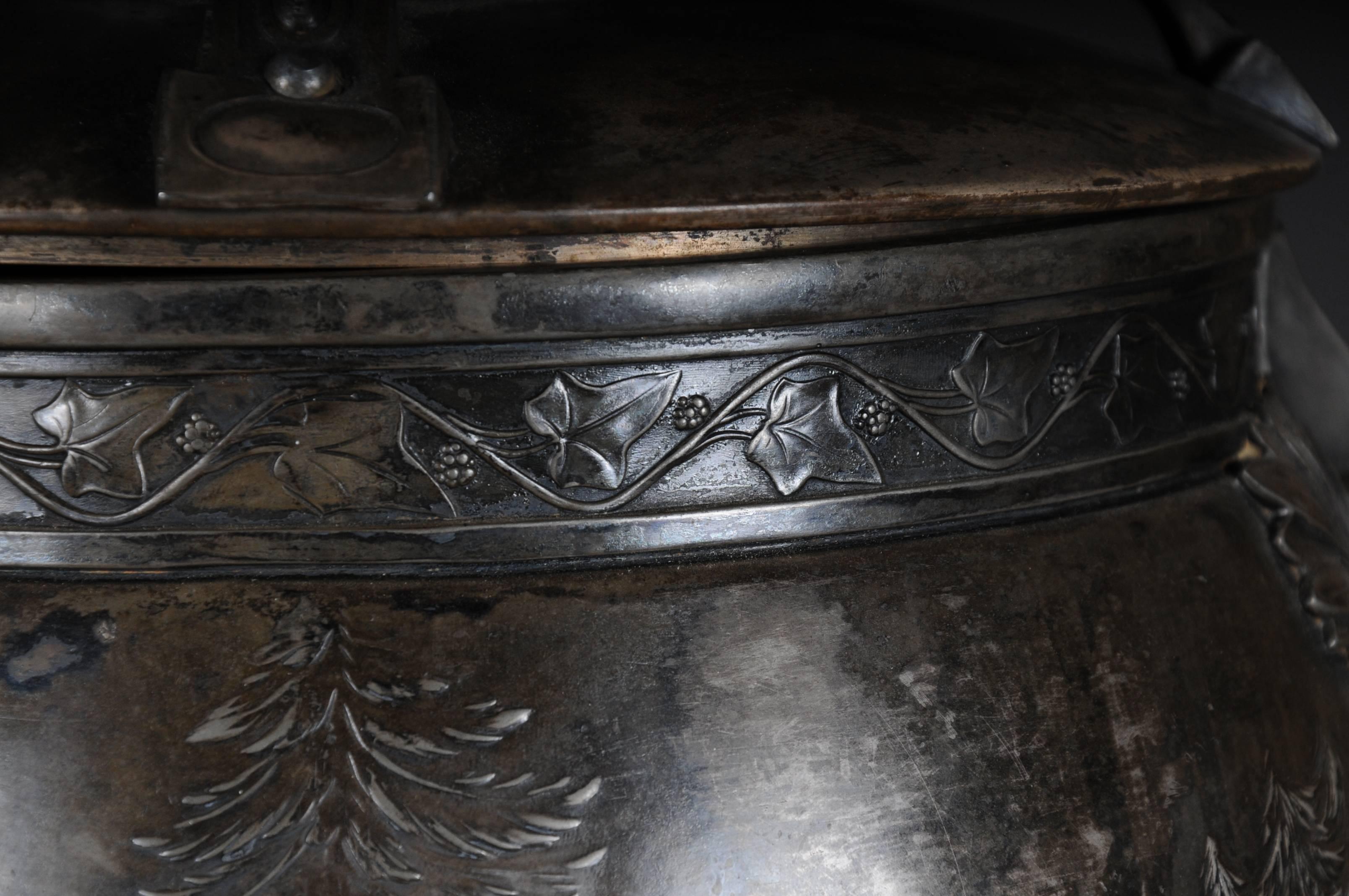 Silver Plate 20th Century WMF silver Bowle Art Nouveau, 1910 Made in Germany
