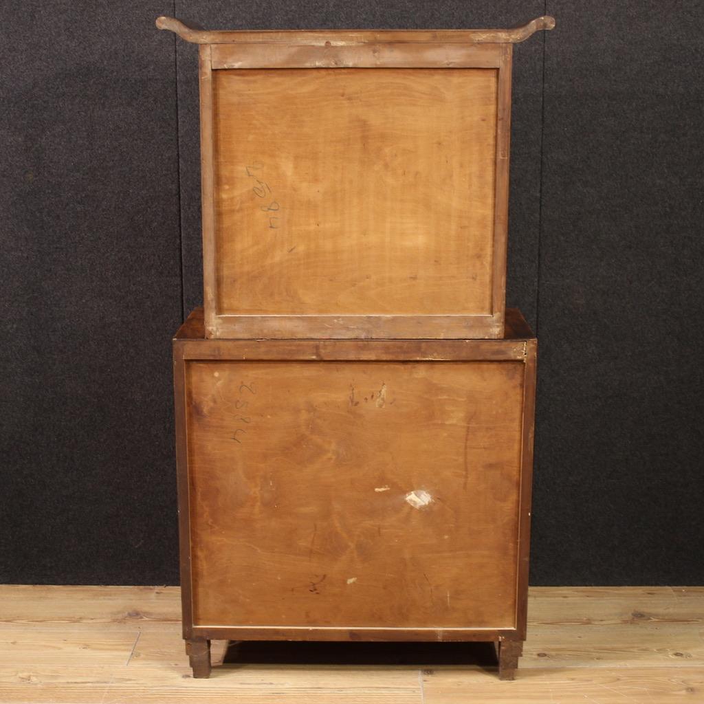 20th Century Wood Art Deco Style Italian Display Cabinet, 1950 in vendita 3