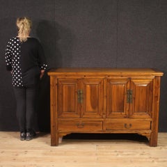 20th Century Wood Chinese Oriental Sideboard, 1960s