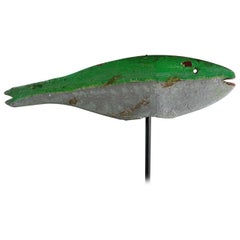 Used 20th Century Wood Fish Weathervane