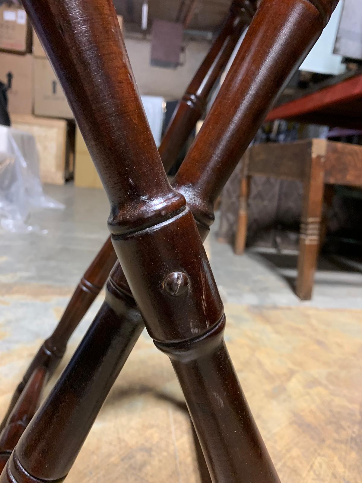 20th Century Wood Folding Luggage Rack 7