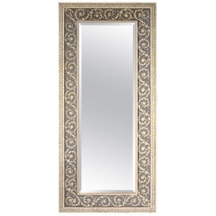 20th Century Wood Framed Wall Hanging Mirror