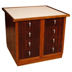 Vintage 20th Century Wood French Design Chest of Drawers, 1960s