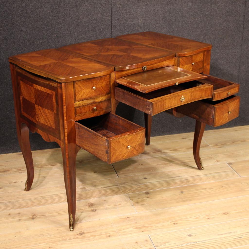 französischer Frisiertisch aus Holz, 20. Jahrhundert, 1930 1