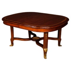 Vintage 20th Century Wood French Extendable Dining Table, 1930