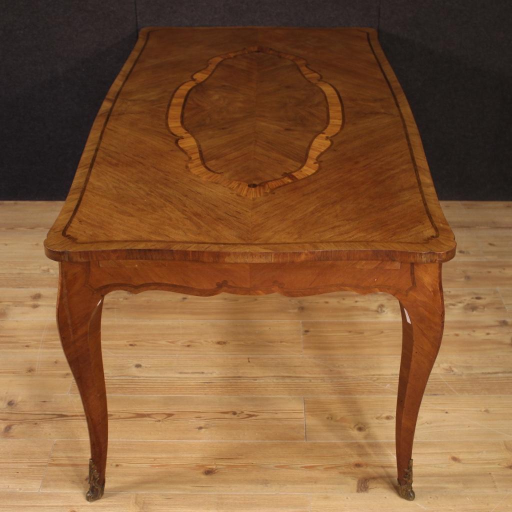 20th Century Wood French Louis XV Style Living Room Table, 1960 7