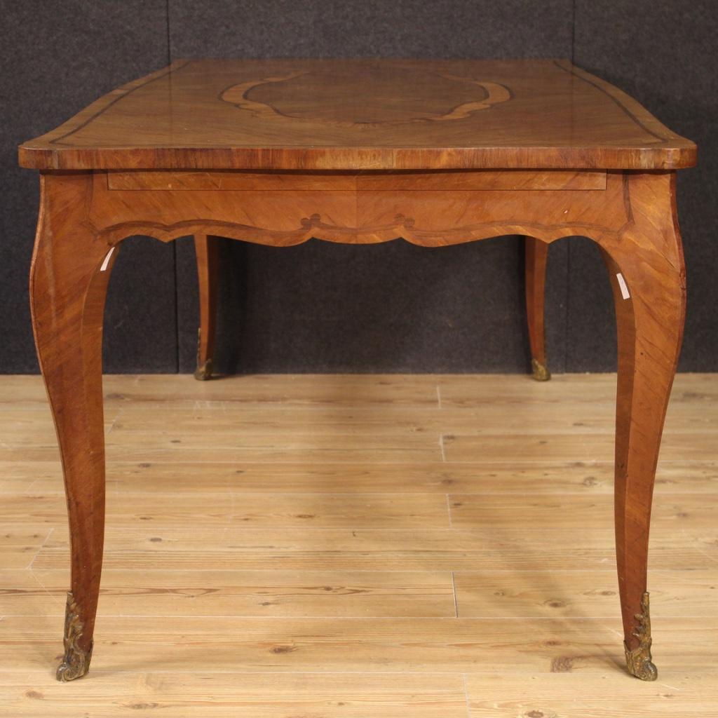 20th Century Wood French Louis XV Style Living Room Table, 1960 6