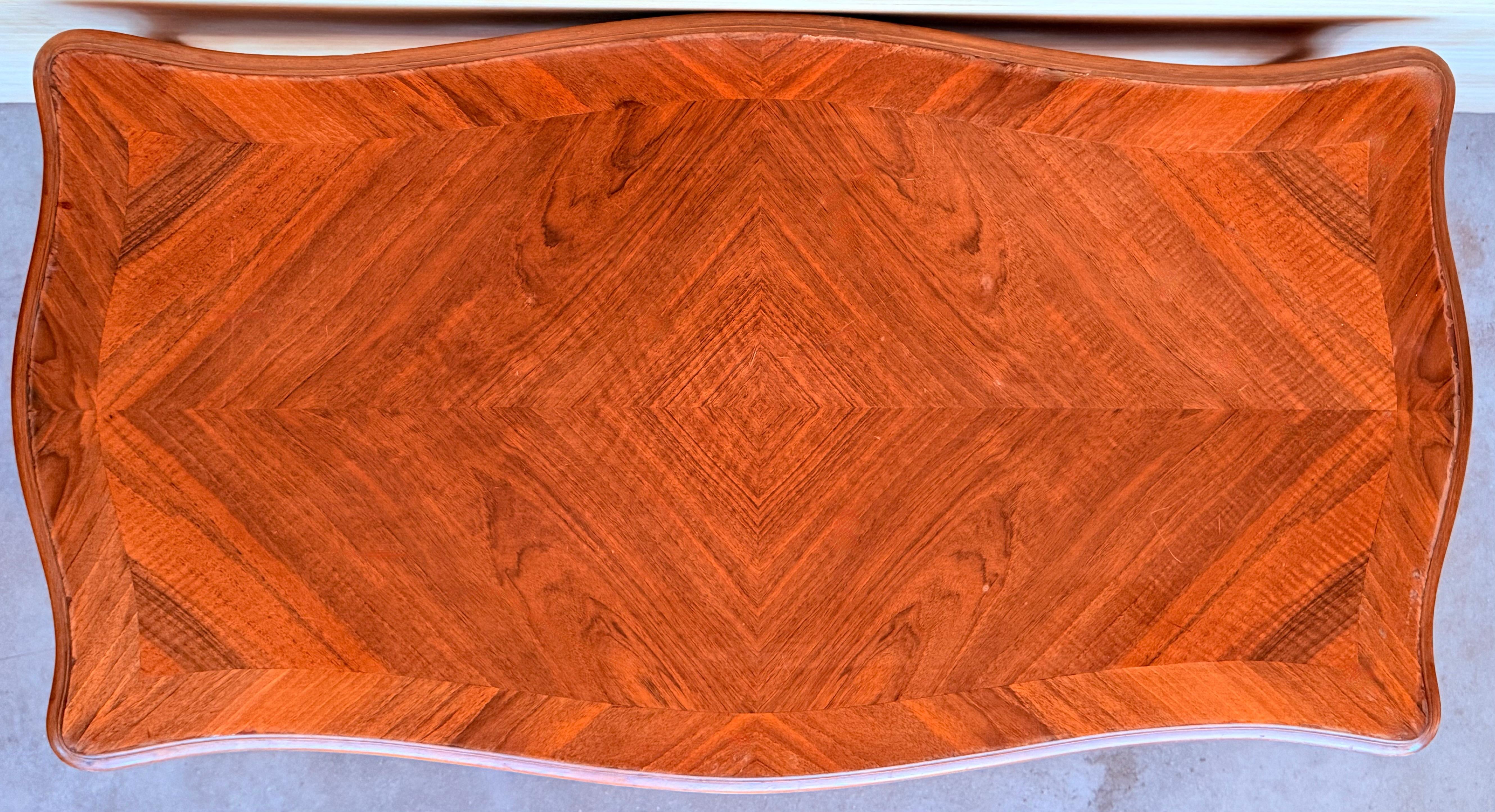 Scrivania in legno francese del XX secolo in stile Luigi XV, 1920 in vendita 10