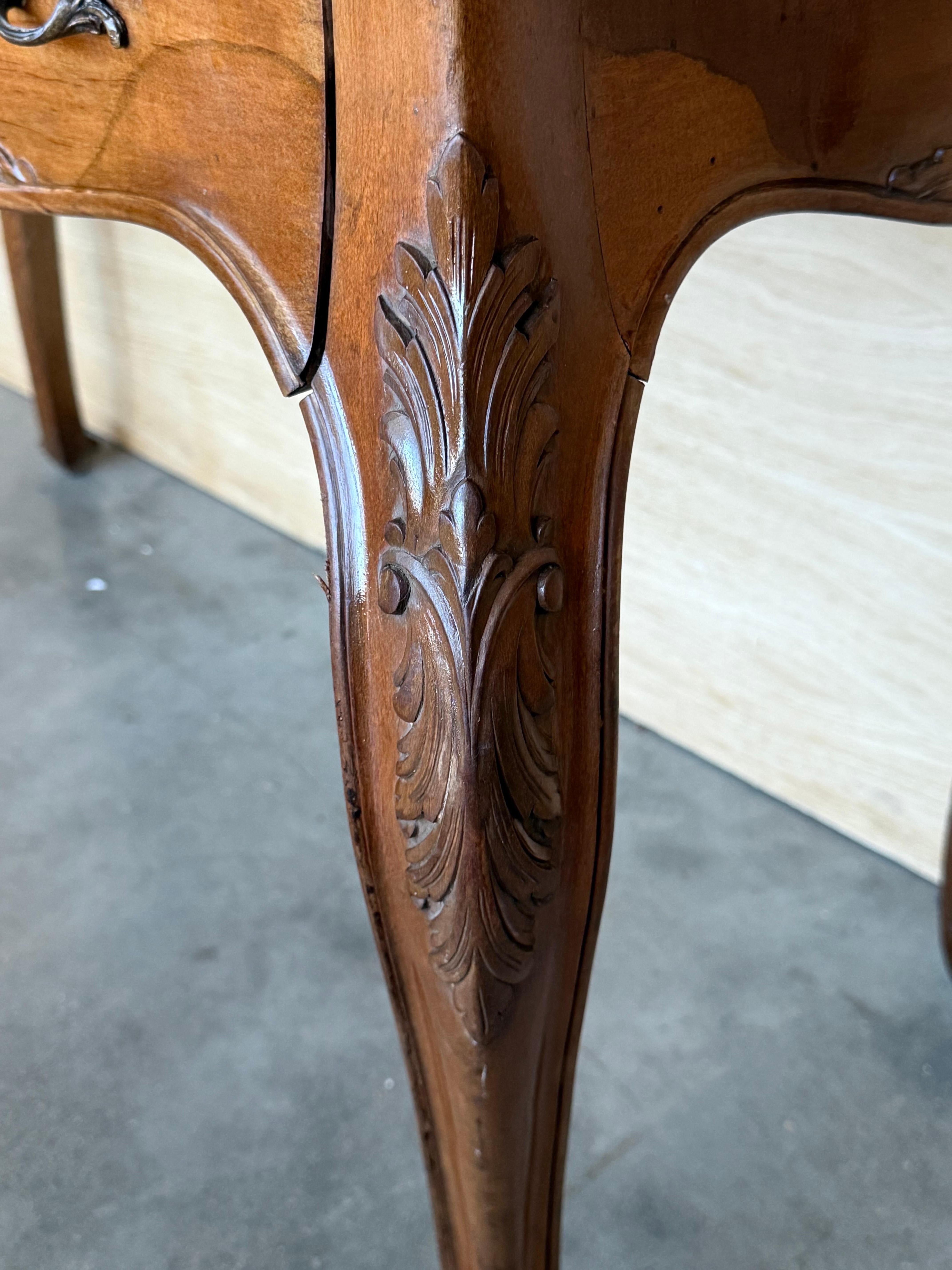 Scrivania in legno francese del XX secolo in stile Luigi XV, 1920 in vendita 11