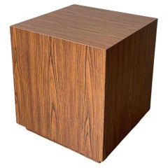 20th Century Wood Grain Laminate Tiered Block