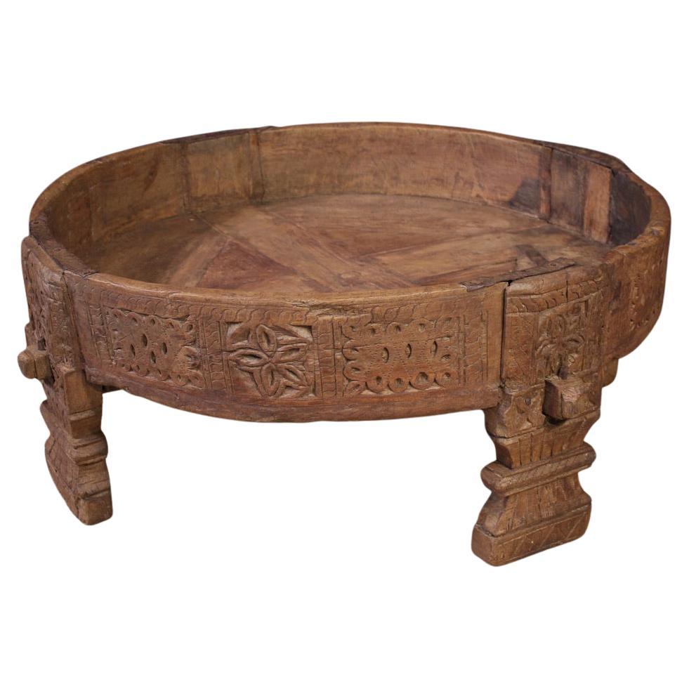 20th Century Wood Indian Coffee Table Planter, 1920s