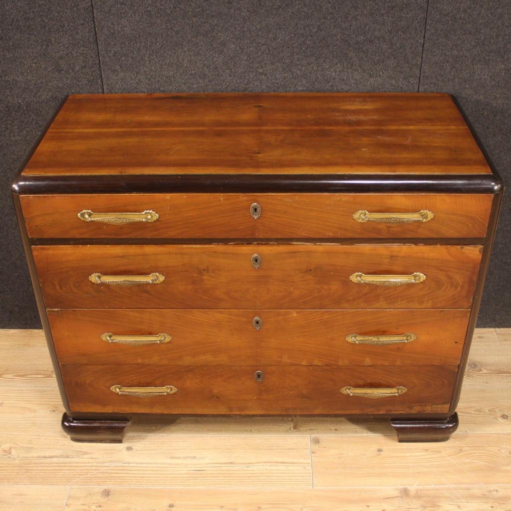 20th Century Wood Italian Art Deco Style Dresser, 1960 5