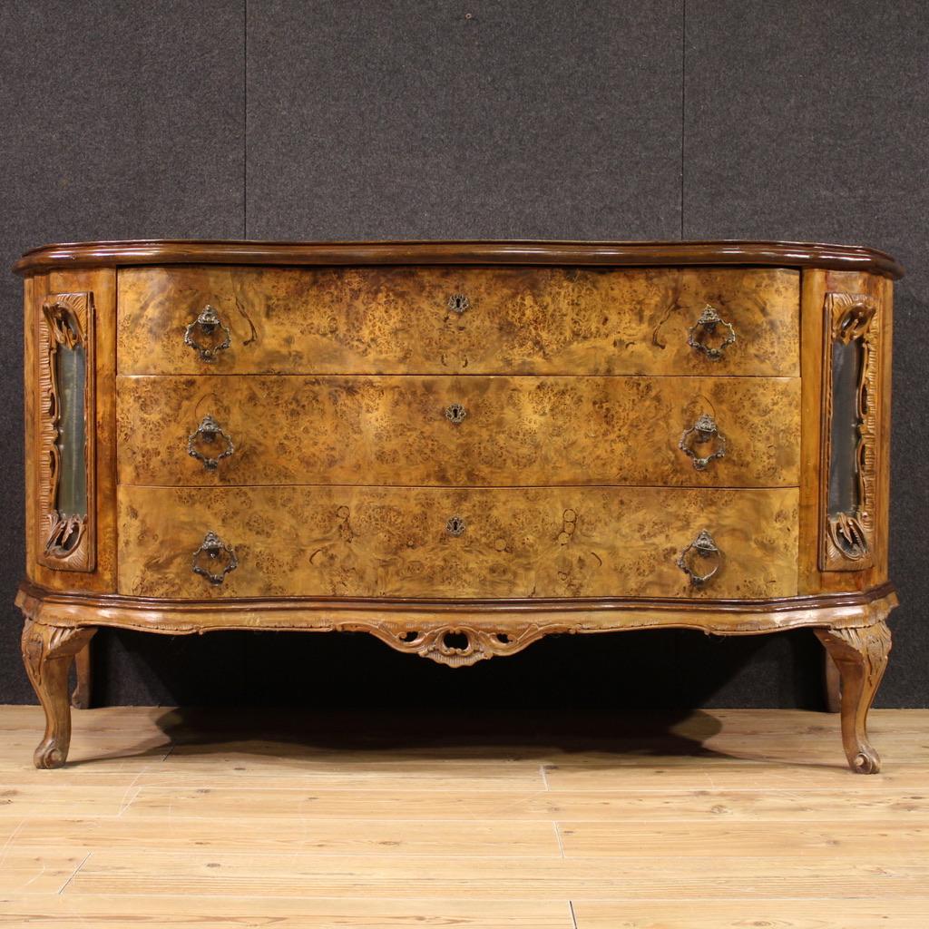 20th Century Wood Italian Chest of Drawers, 1950 In condizioni buone in vendita a Vicoforte, Piedmont
