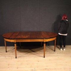 20th Century Wood Italian Console Extendable Table, 1950s