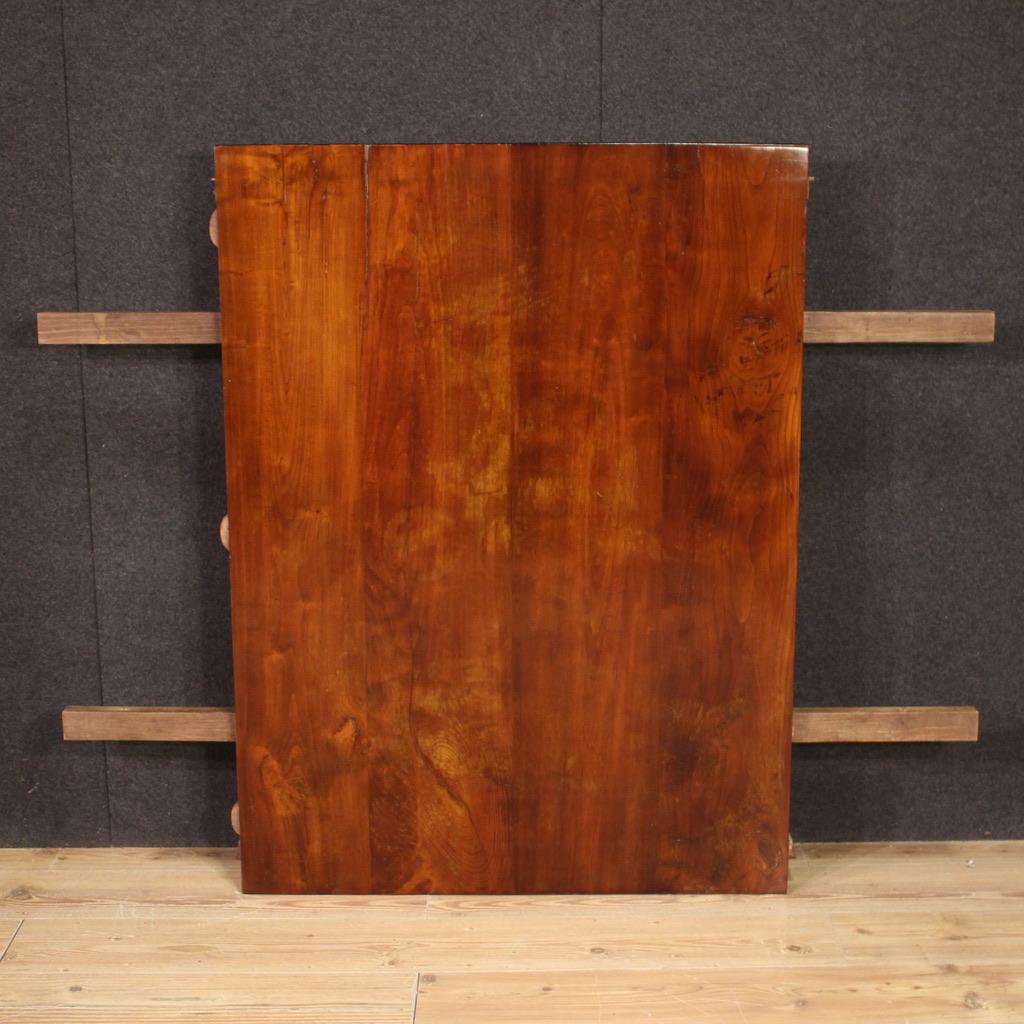 20th Century Wood Italian Console Extendable Table, 1950s For Sale 5