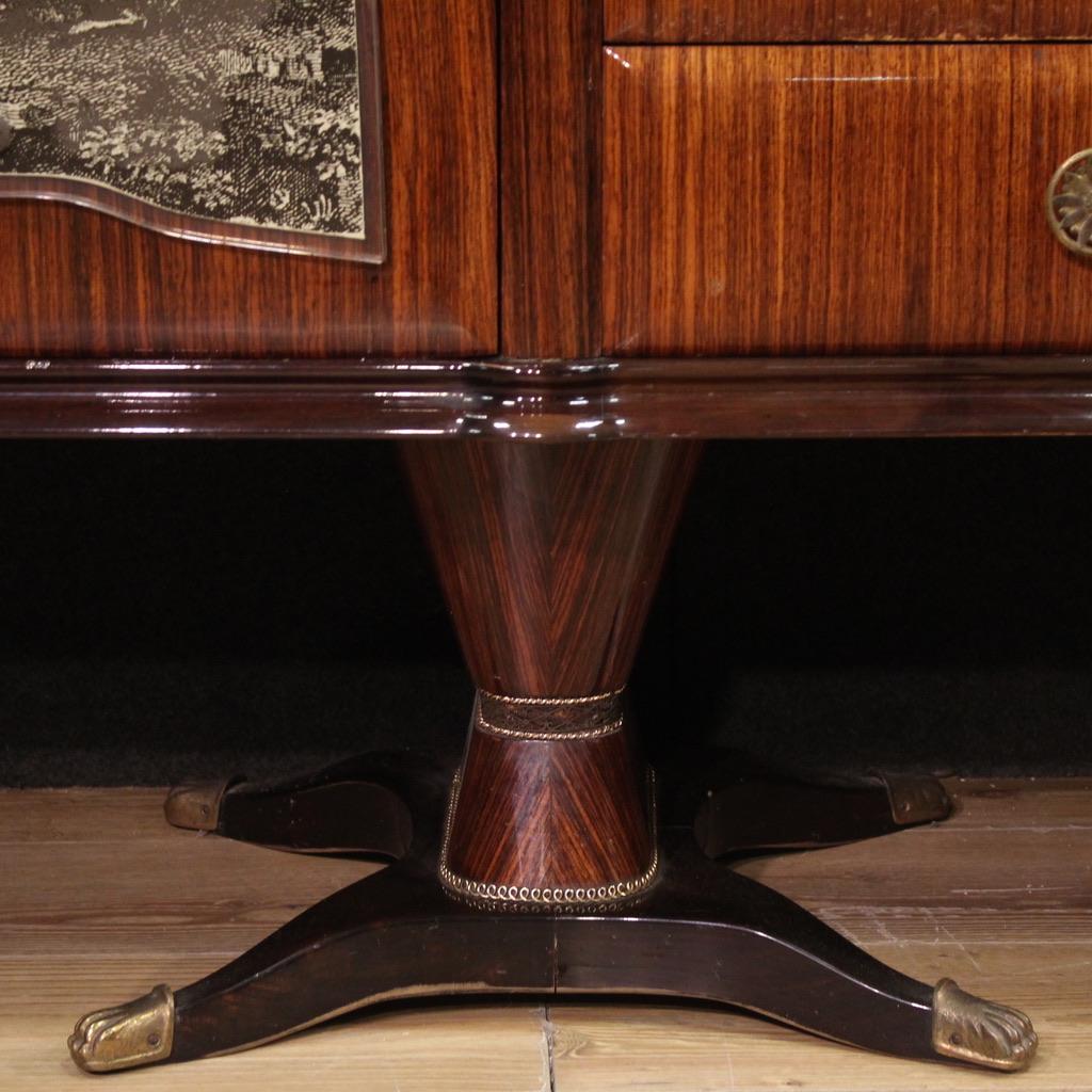 siglo XX Madera Diseño Italiano Mueble Bar Fratelli Rigamonti Desio Milan 1940 en venta 6