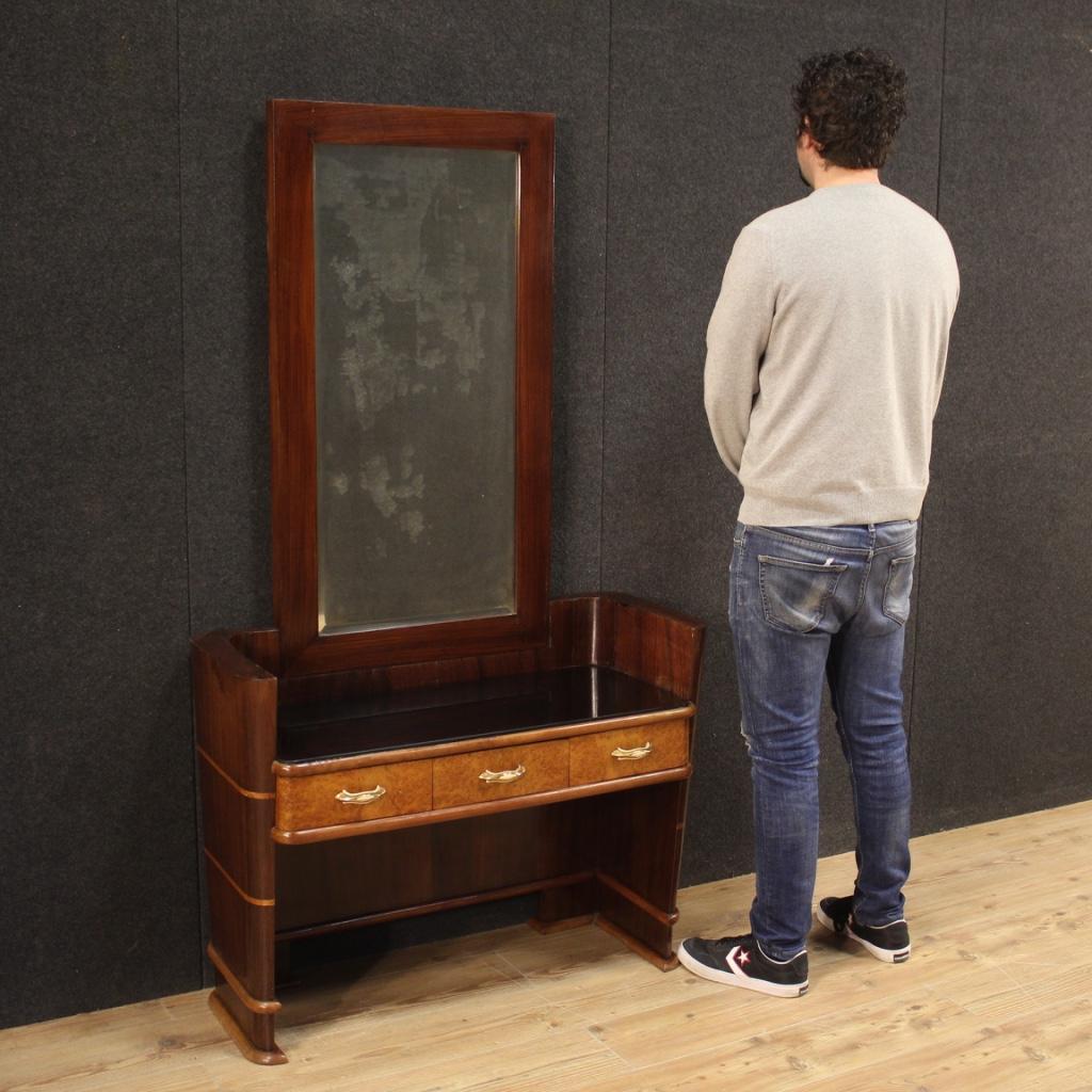 20th Century Wood Italian Design Cheval Mirror, 1970 For Sale 8
