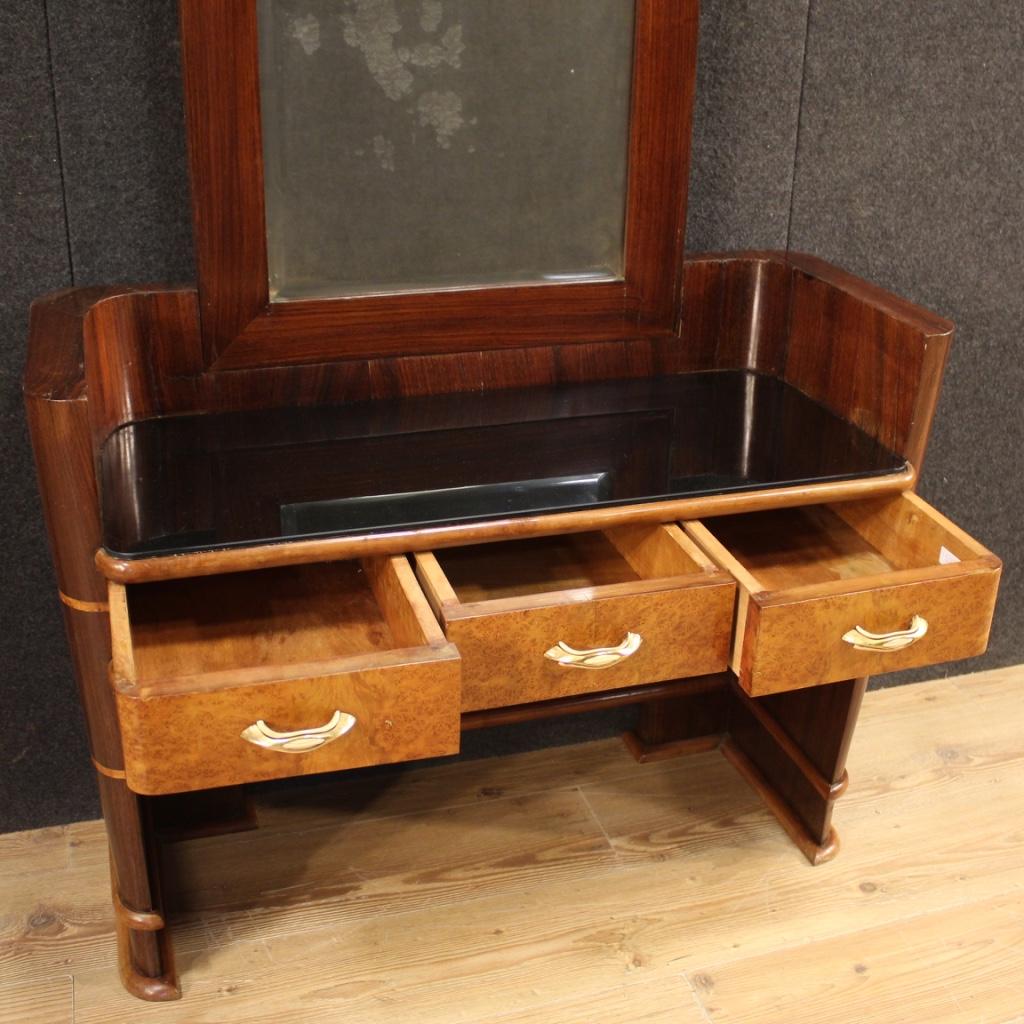 Late 20th Century 20th Century Wood Italian Design Cheval Mirror, 1970 For Sale