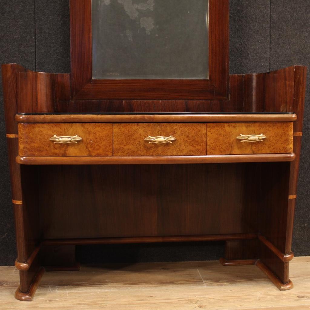 20th Century Wood Italian Design Cheval Mirror, 1970 For Sale 2