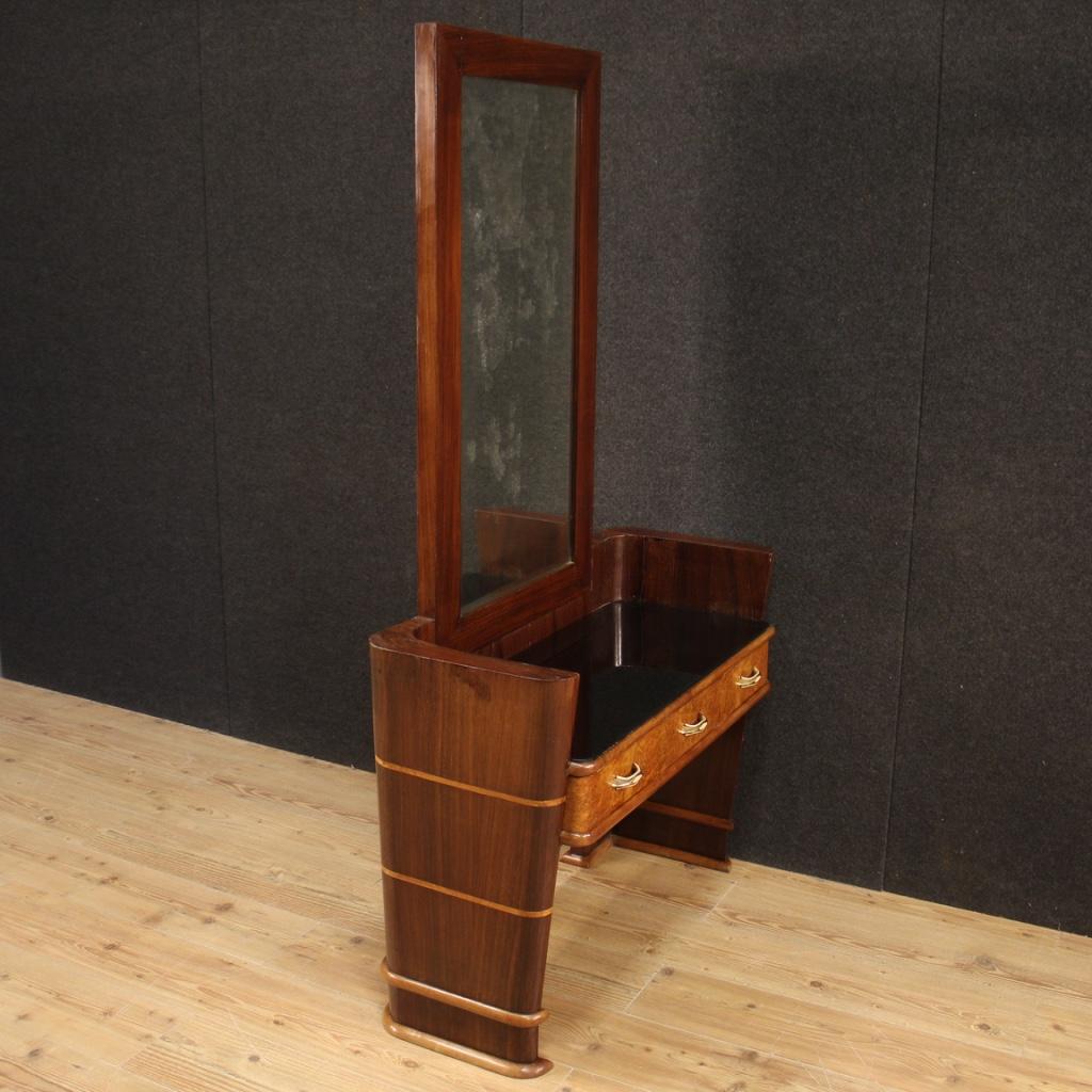 20th Century Wood Italian Design Cheval Mirror, 1970 For Sale 3