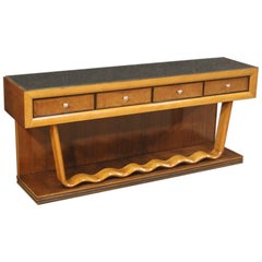 20th Century Wood Italian Design Console Table, 1960