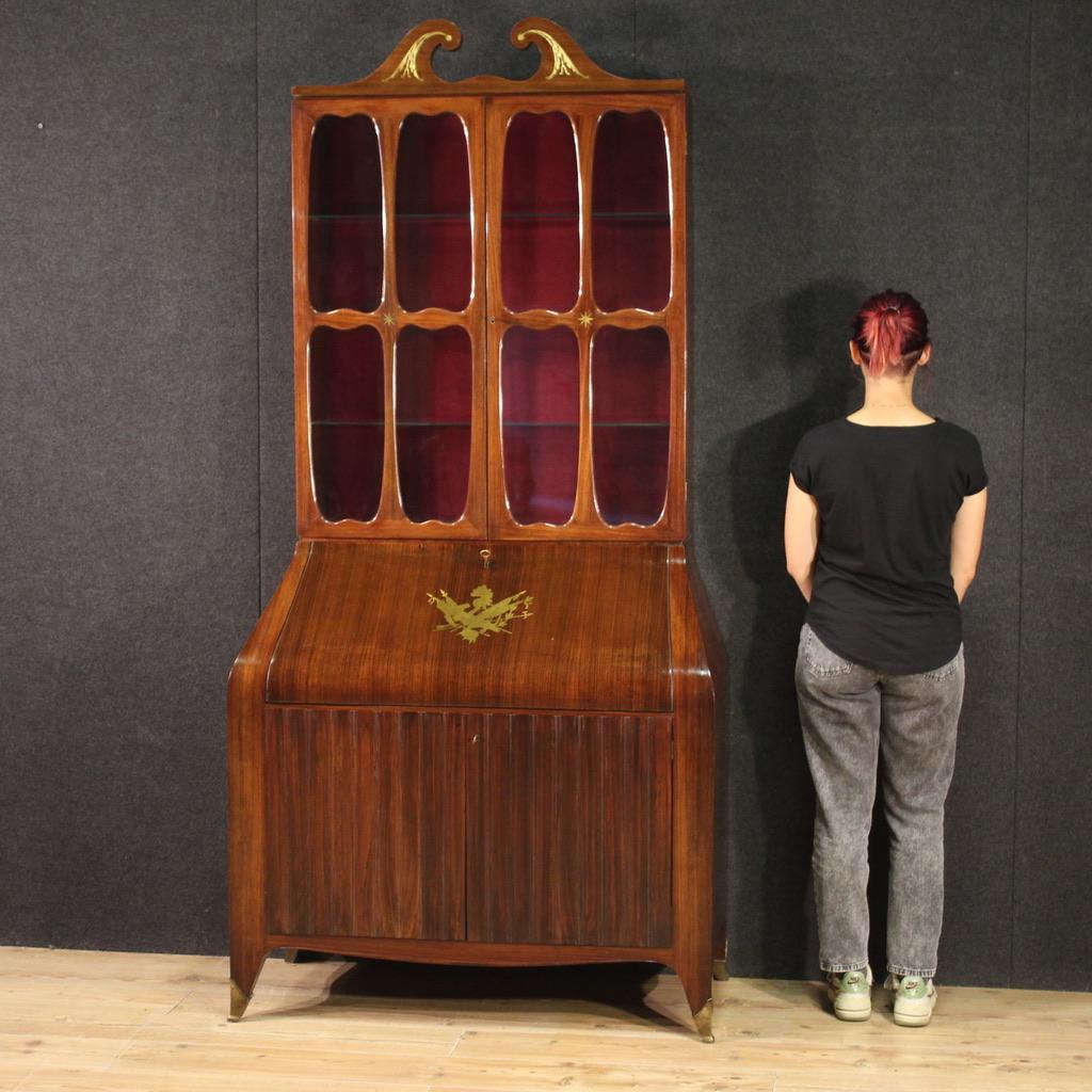 Italian bureau en bois du 20e siècle Design italien Paolo Buffa Trumeau, 1960 en vente
