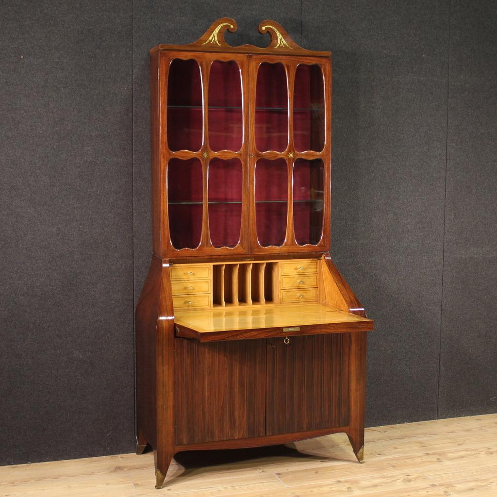 bureau en bois du 20e siècle Design italien Paolo Buffa Trumeau, 1960 en vente 1