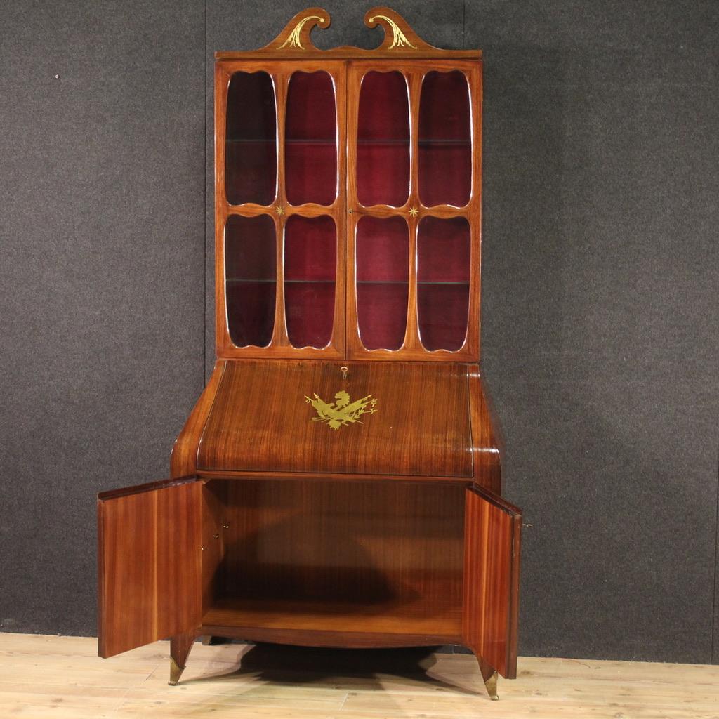 bureau en bois du 20e siècle Design italien Paolo Buffa Trumeau, 1960 en vente 3