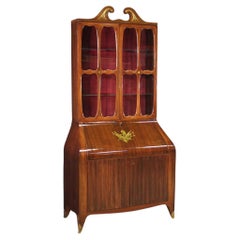 bureau en bois du 20e siècle Design italien Paolo Buffa Trumeau, 1960