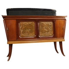 Vintage 20th Century Wood Italian Design Sideboard, 1950