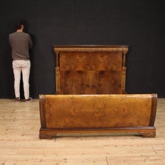 20th Century Wood Italian Double Bed, 1950s