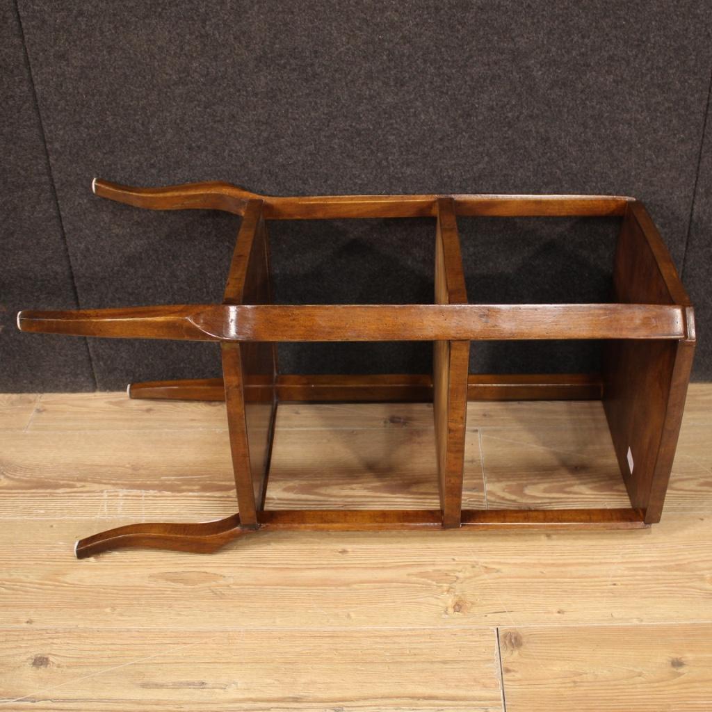 20th Century Wood Italian Etagere Side Table, 1950s For Sale 7