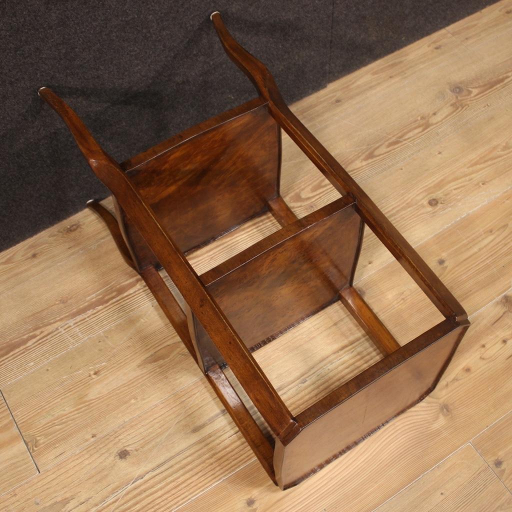 20th Century Wood Italian Etagere Side Table, 1950s For Sale 8