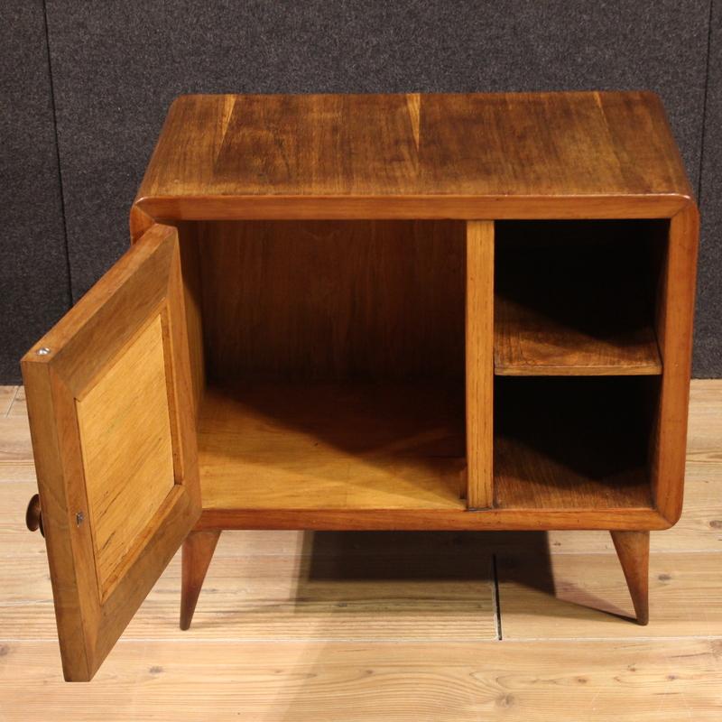 20th Century Wood Italian Gio Ponti Style Night Stand, 1950 in vendita 5