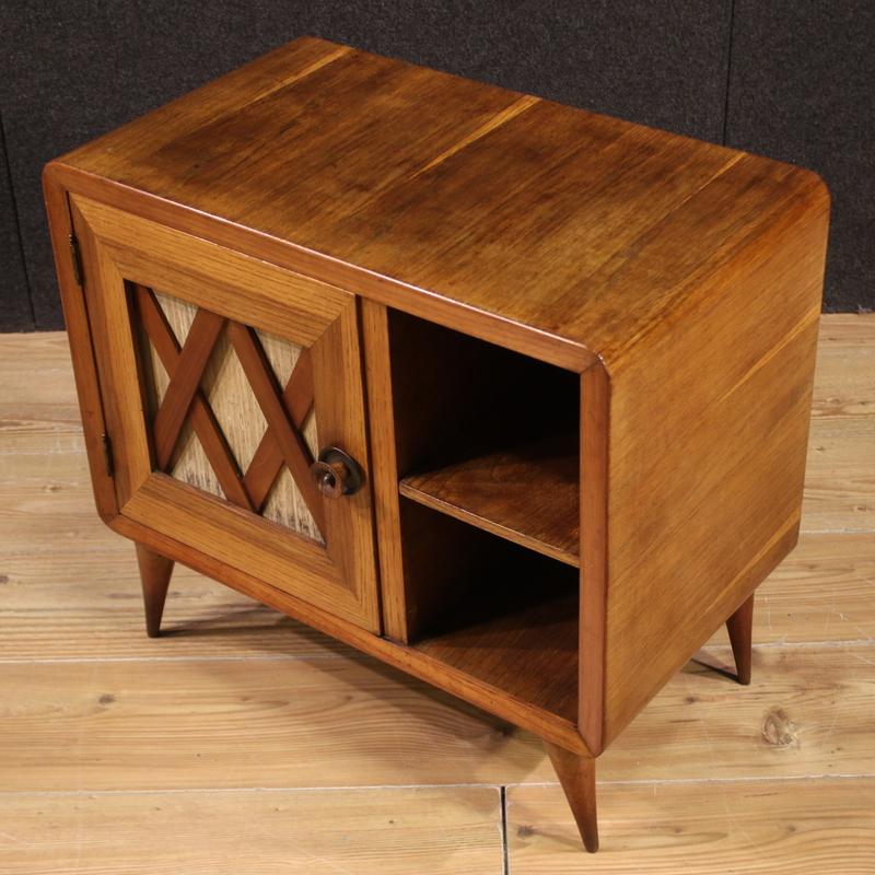 20th Century Wood Italian Gio Ponti Style Night Stand, 1950 in vendita 6