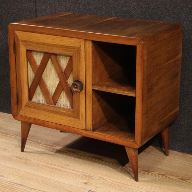 20th Century Wood Italian Gio Ponti Style Night Stand, 1950 in vendita 7