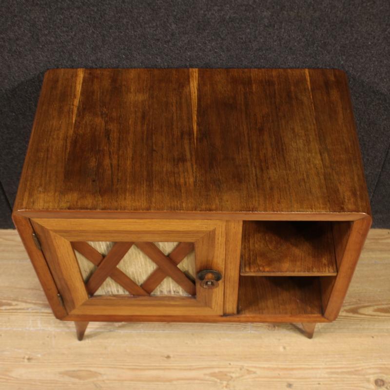 20th Century Wood Italian Gio Ponti Style Night Stand, 1950 in vendita 2