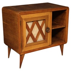 20th Century Wood Italian Gio Ponti Style Night Stand, 1950s