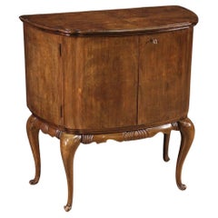 italienische Halbmond-Anrichte aus Holz, 20. Jahrhundert, Kommode, 1950