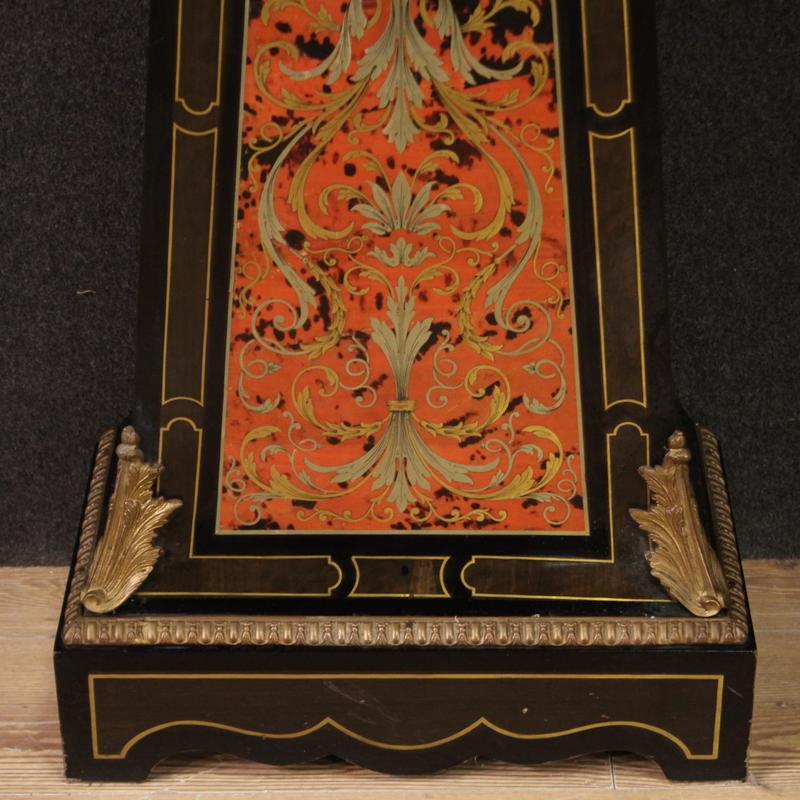 20th Century Wood Italian Louis XV Boulle Pendulum Clock, 1970 1